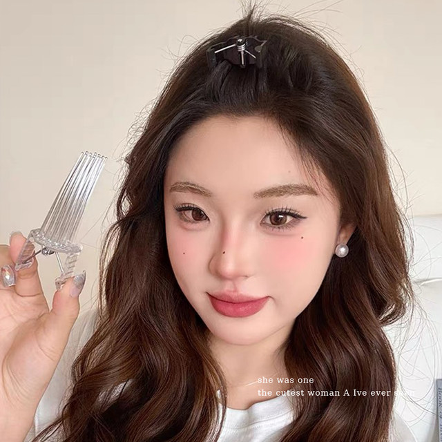 Increase the skull artifact hair head hair root fluffy clip headwear bangs hair clip female forehead traceless positioning clip