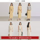 LILY2025 Spring New Simple Minimalist Old Qianfeng High Waist Professional Commuter Straight Skirt Skirt Women's Long Skirt