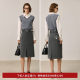 
LILY Grey slit versatile commuter high waist straight skirt Outlet winter new women's clothing