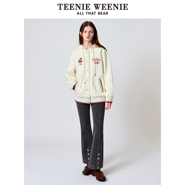 TeenieWeenie Bear Ole Spring Retro American Fashionable Flag-bottom Trousers Women's Pants
