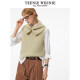TeenieWeenie Bear Outlet Winter Cable Sweater Two-piece Wool Hat Knitted Vest Women
