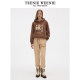 TeenieWeenie Bear Outlet Women's Winter Velvet Sweatshirt Academy Style Hooded Loose Top
