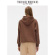 TeenieWeenie Bear Outlet Women's Winter Velvet Sweatshirt Academy Style Hooded Loose Top
