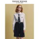 TeenieWeenie Bear Ole Spring Fashionable Academy Style Cropped Pants Loose Korean Style Straight Women
