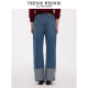 teenieweenie Nanjing Yunjin Research Institute Bear Outlet 2025 spring fashion embroidered straight jeans
