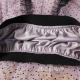 Wood ear design spliced ​​polka dot mesh skirt for women 2025 summer new high waist drooping polka skirt long skirt