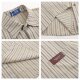 XOL original Japanese striped lapel short -sleeved shirt men's niche design sensor retro port wind chIC shirt summer