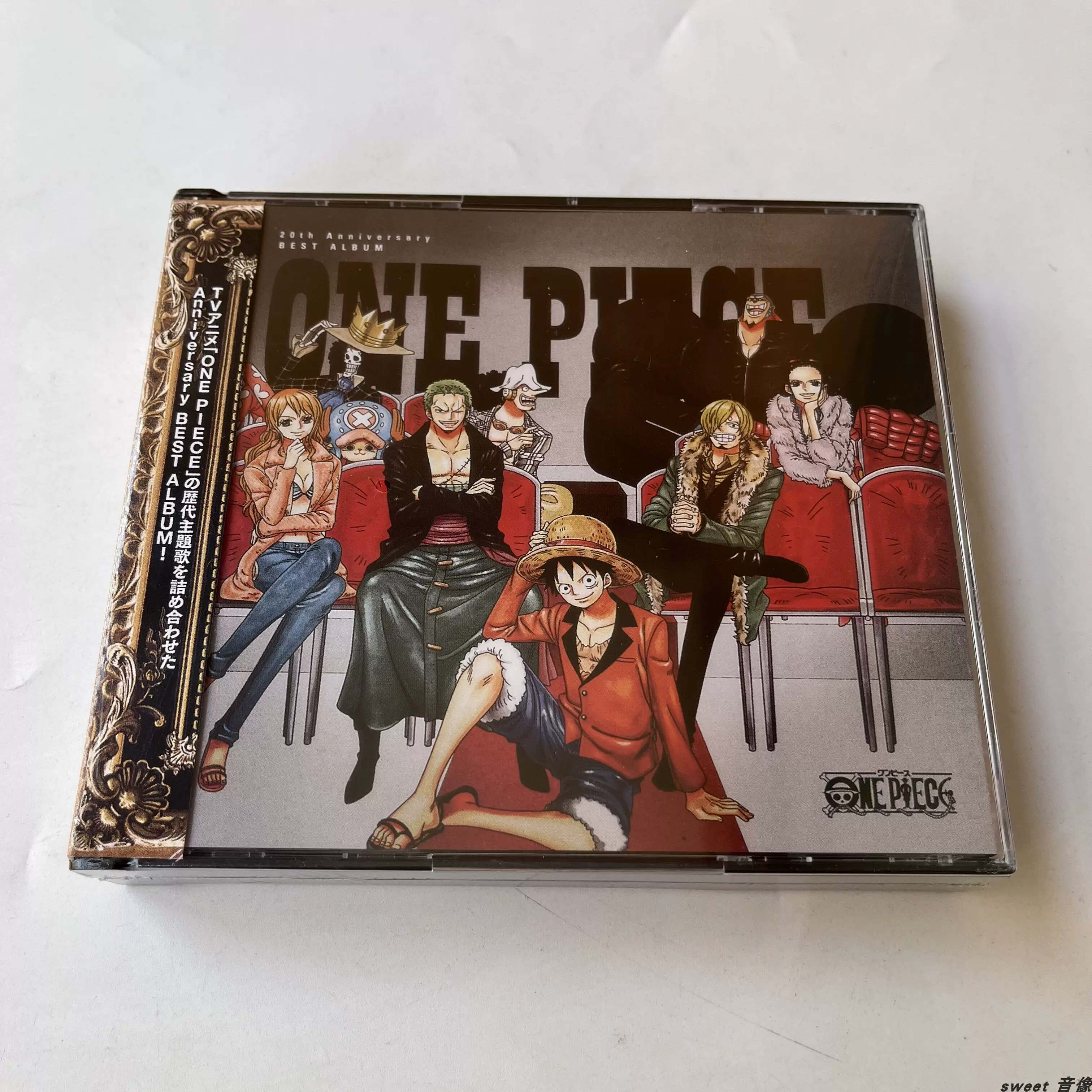 全新现货cd 海贼王周年纪念歌集one Piece th Best 3cd