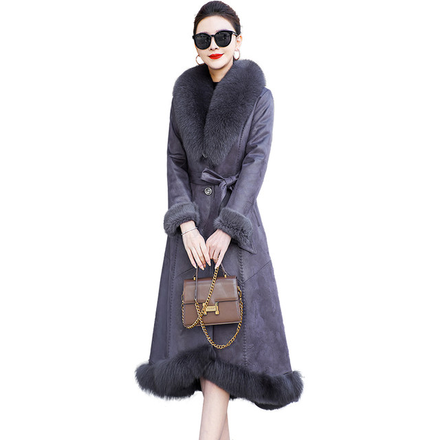 New Haining Fur Coat Mid-length Style