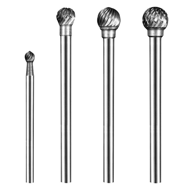 Golden Eagle Carbide Rotary File Spherical Tungsten Steel Grinding Head Clamping Handle Diameter 2.35mm D2.35 D3