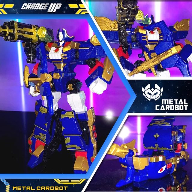 Genuine Shadow Card Fighter Deep Sea Anchor Toy Transformation Robot Mecha King Kong Children's Boy Spinning Black Iron War God