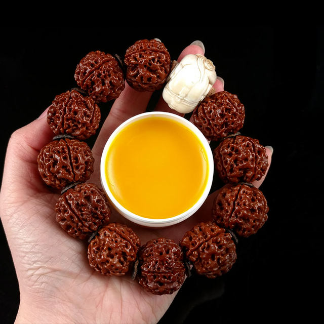 Wenwan hand-twisted gourd coloring paste, quick red paste Rudraksha, anti-crack package slurry, olive walnut maintenance oil