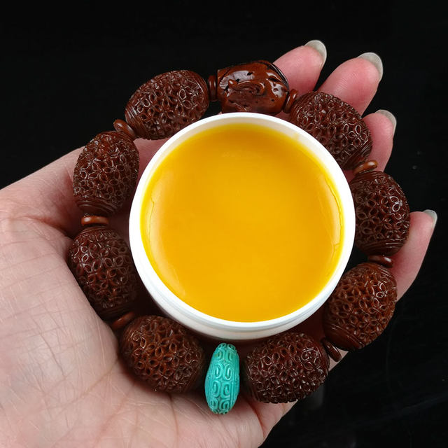 Wenwan hand-twisted gourd coloring paste, quick red paste Rudraksha, anti-crack package slurry, olive walnut maintenance oil