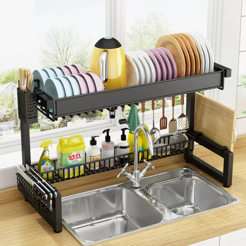 厨房水槽置物架多功能台面碗盘碗架沥水架碗碟收纳