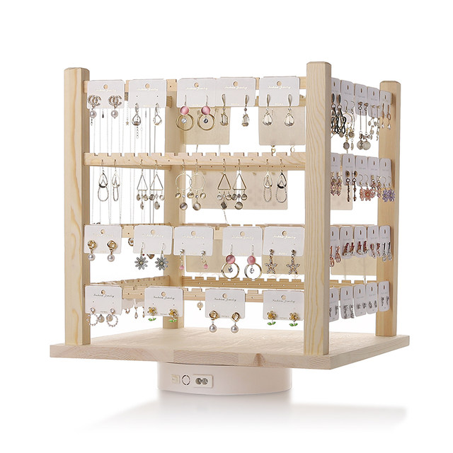 Solid wood earring rack display rack earrings cardboard jewelry rack ...