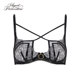 FOXIE Cross PVC Strap Lace Cup Bra AgentProvocateur Female Sexy Underwear AP Underwear