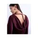 1 hour refundable, trendy luxury Topshop women's cape style burgundy long-sleeved top sexy women's clothing