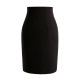 Professional skirt women's spring and summer solid color one-step skirt temperament mid-length suit short skirt OL hip-covering skirt work skirt