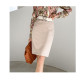 Professional skirt women's spring and summer solid color one-step skirt temperament mid-length suit short skirt OL hip-covering skirt work skirt