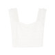 Chenmi Fan Lace sling top for women short slim design summer white sleeveless shirt