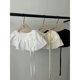 Match the atmosphere artifact ~ Sweet niche lace layered with solid color puffy skirt curtain