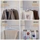 Retractable clothes hanger, multi-functional bath towel hanger, household clothes hanging artifact, seamless anti-slip sunbathing quilt cover, windproof coat support