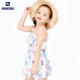 Momasong Children's Swimsuit Girls and Girls' Spirit Skin Swim Swing Swimsuit Little Middle School Princess Princess Western Swimsuit