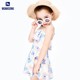 Momasong Children's Swimsuit Girls and Girls' Spirit Skin Swim Swing Swimsuit Little Middle School Princess Princess Western Swimsuit