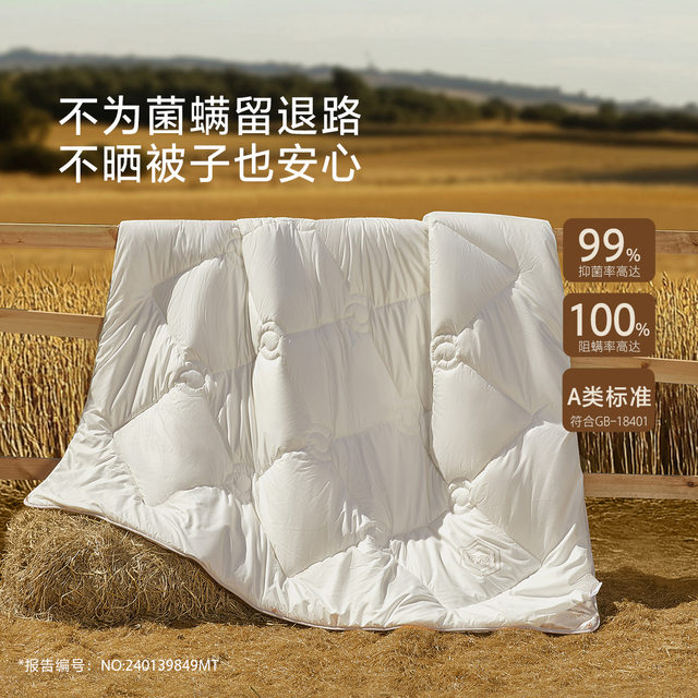 Mercury home textile wool imported from Australia spring and autumn quilt winter quilts for double quilts for student dormitory keep warm and thickened with core