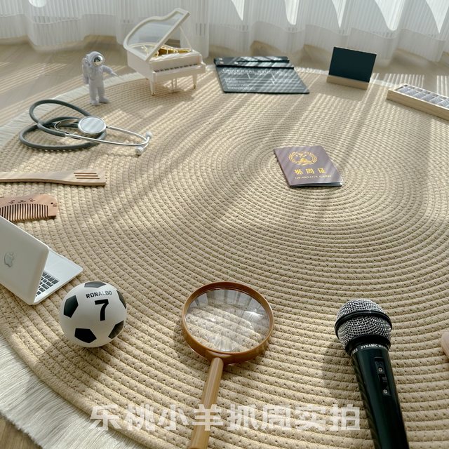 Log ins style props for rental, baby's first birthday ceremony, lottery carpet, birthday decorations