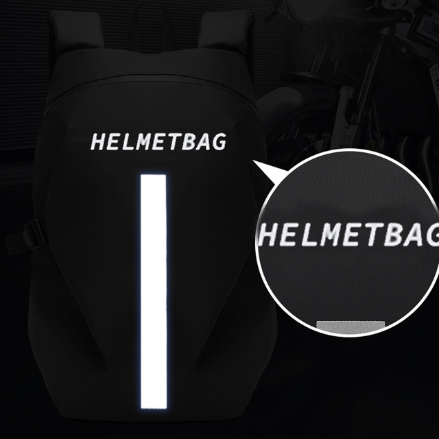 Cycling backpack motorcycle helmet bag full helmet backpack female knight bag waterproof travel bag storage men's large capacity
