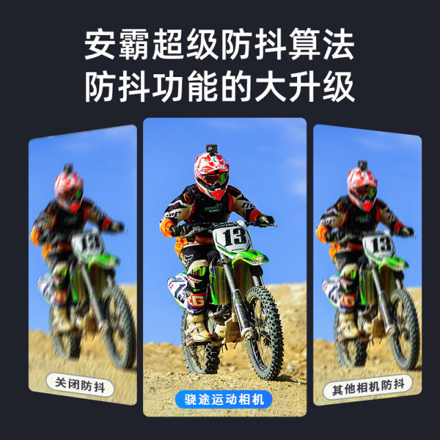 Xiaotu S6 anti-shake 4K sports camera riding helmet pocket chest fixed electric motorcycle driving recorder