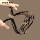 
A high-quality retro hair clipping pumpkin shark hair clip back of head clip high-value headgear
