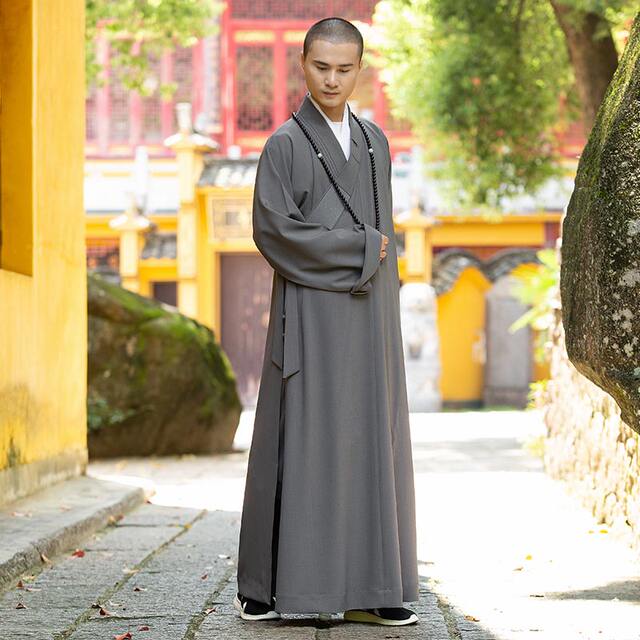 Satin Monk Clothing, No wrinkle, Long Gown, Monk Clothing, Men and Women's Dress, Monk Clothing