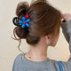 Flower bead hair clip women's high-end 2025 new temperament shark clip hair clip back of the head hair headdress