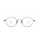 Wannian tortoise glasses KAMEMANen male geometric polygon Japanese handmade pure titanium myopia frame KMN-152