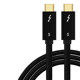 Thunderbolt 5 data cable full-featured Thunderbolt 4 thunderbolt3 double-headed typec video cable pd240w fast charge usb4 connection graphics card docking station display 80/120Gbps one-line communication