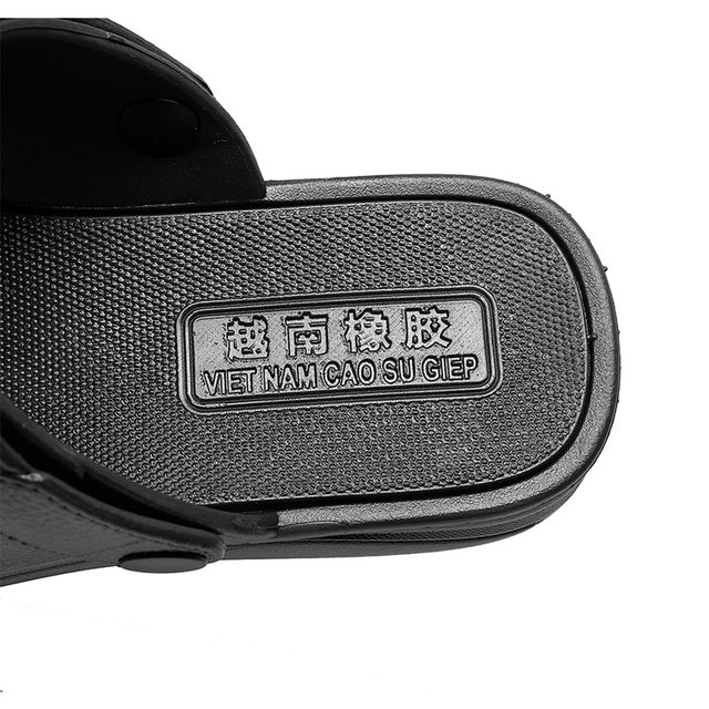 Vietnamese rubber sandals men's summer plastic sandals beach dual-use thick-soled outer wear non-slip open toe breathable middle-aged