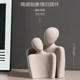 VI-ARICK necklace display stand character ornaments couple living room entrance office desktop creative decorations