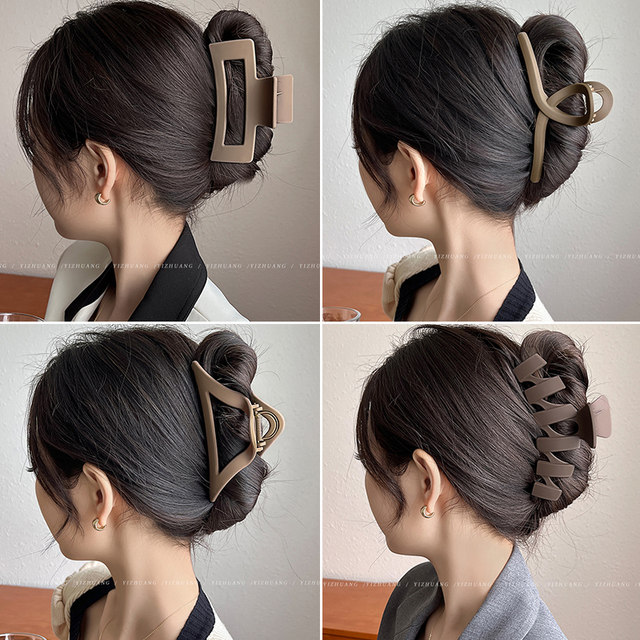 Large size grab clip women 2025 new high-end style back head shark clip summer temperament hair clip hair clip hair clip hair clip hair clip hair clip hair accessories