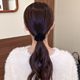 Autumn and winter new style soft hair band, durable headband, does not hurt hair, thick, high elasticity, high ponytail hair accessories, rubber band hair rope