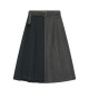 Italian wool semicircle women's clothing [sports] 2024 Autumn British retro stitching pleated skirt women's high -level sense
