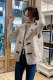Lamb fur vest women's short European 2025 autumn and winter vest Korean style loose fur integrated outer vest jacket
