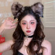 Plush cat ear headband women bell cat cos party plays atmosphere headband performance props hair tie accessories
