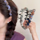 Beautiful high skull top wavy hairband for women wearing daily hair crushing hair band 2025 new hairpin washing headdress