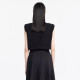 XG/Xuege XJ201019A690 Black Ruffle Sleeveless T-shirt Fashion Summer New V-neck Top Women's Clothes
