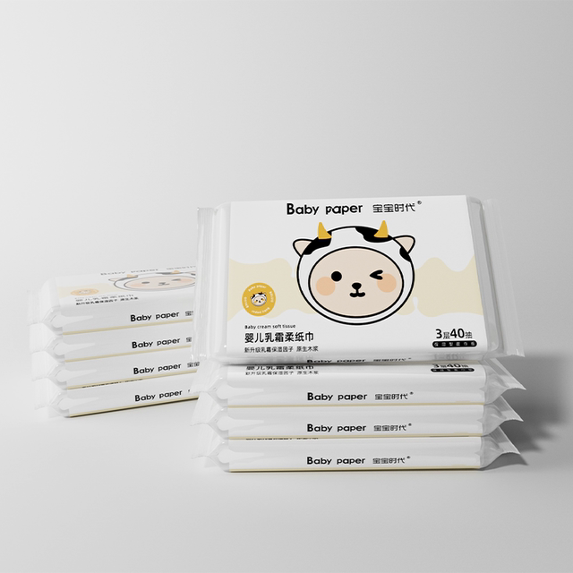 
Baby era cream paper 3 layers 30 pumps baby soft tissue for sensitive nose special maternal and infant super soft cream moisturizing paper