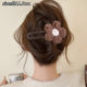 Autumn and winter flower duckbill hair clip women's 2025 new high-end hair grab clip back of the head one-word clip headwear
