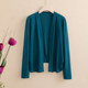Knitted shawl jacket women's short spring and autumn new long-sleeved versatile cheongsam skirt with cardigan mom top