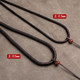 Rotating knot hand-woven thick pendant rope jade gold lanyard pendant rope men's fixed halter necklace rope